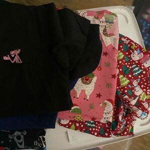 Kids Pink and Black Pajama Set
